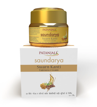 Patanjali Saundarya Swarn Kanti Fairness Cream Jar of  50 GM