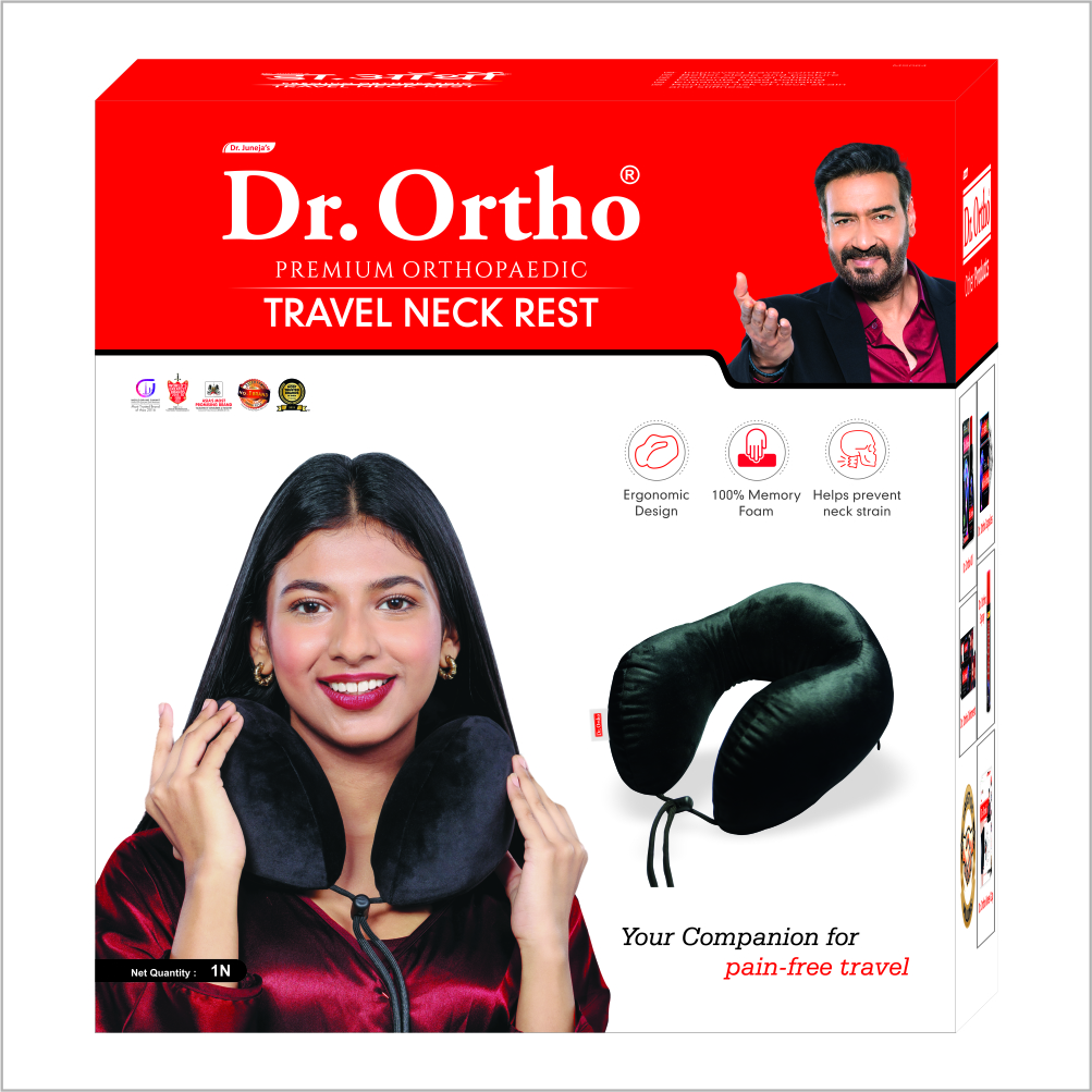 Dr Ortho premium travel neck pillow Box of 1 QTY
