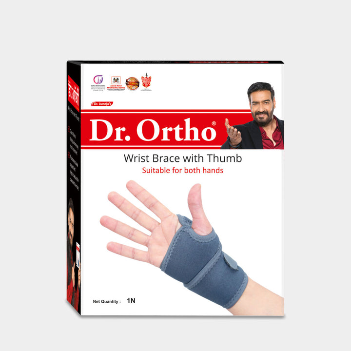 Dr ortho Wrist brace with Thumb Box of 1 QTY