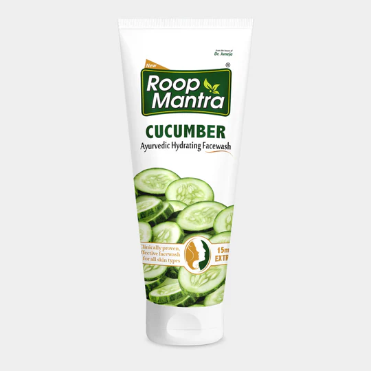 Roopmantra Ayurvedic Face Wash Cucumber Tube of 115 ML