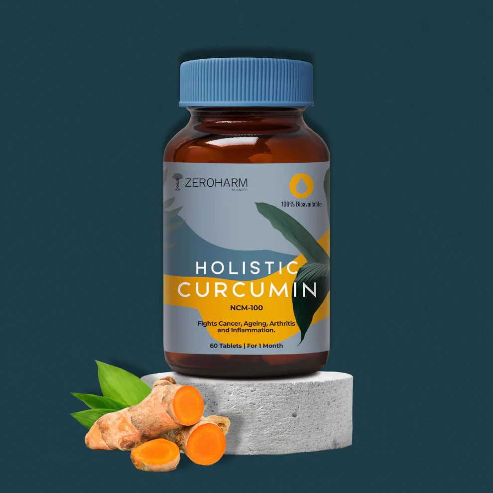 Zeroharm  Holistic Curcumin 30 Tablet Jar of 30 QTY
