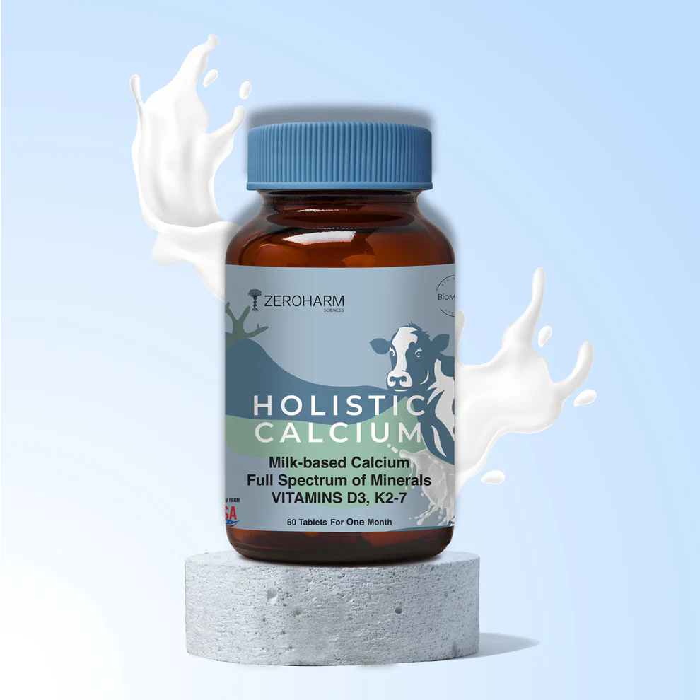 Zeroharm Holistic Calcium 60 Tablet Jar of 60 QTY