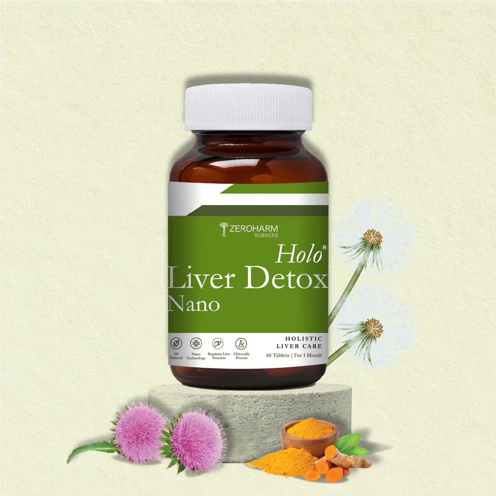 Zeroharms Holo Liver Detox 60 Tablet Jar of 60 QTY