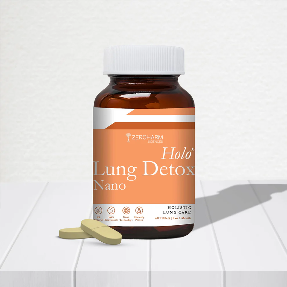 Zeroharm Holo Lung Detox 60 Tablet Jar of 60 QTY