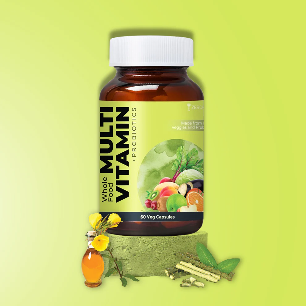 Zeroharm Multivitamin plus Probiotics 60 Capsules Jar of 60 QTY
