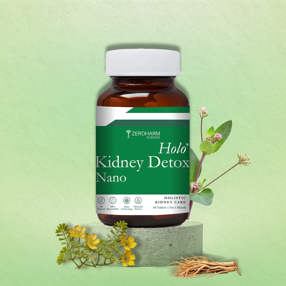 Zeroharm Holo Kidney Detox 60 Tablet Jar of 60 QTY
