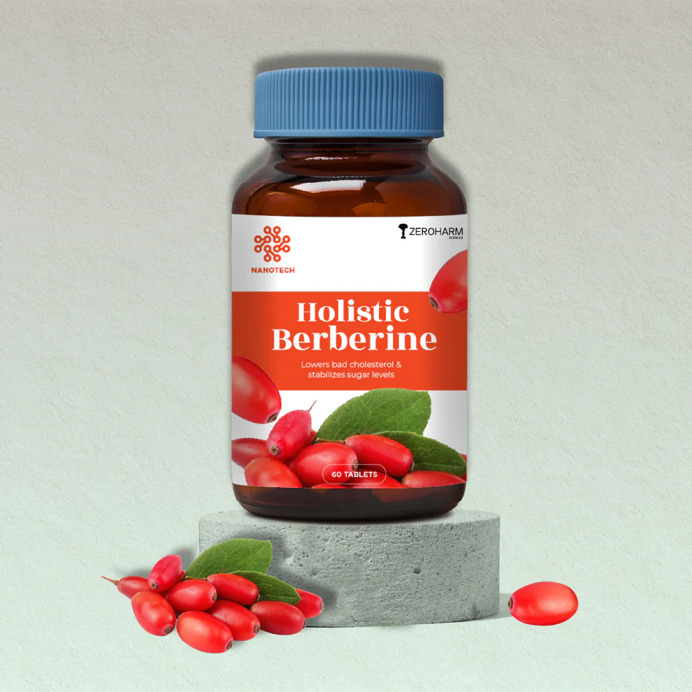 Zeroharm Holistic Berberine 60 Tablet Jar of 60 QTY