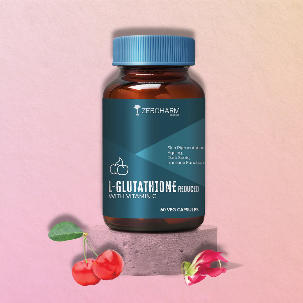 Zeroharm  L Glutathione 60 Capsules Jar of 60 QTY