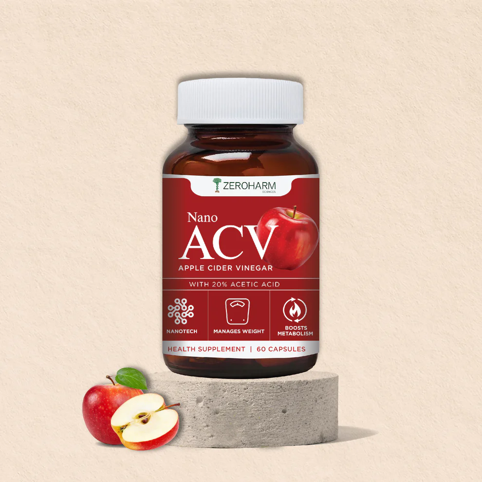 Zeroharm Nano ACV  60 Capsules Jar of 60 QTY