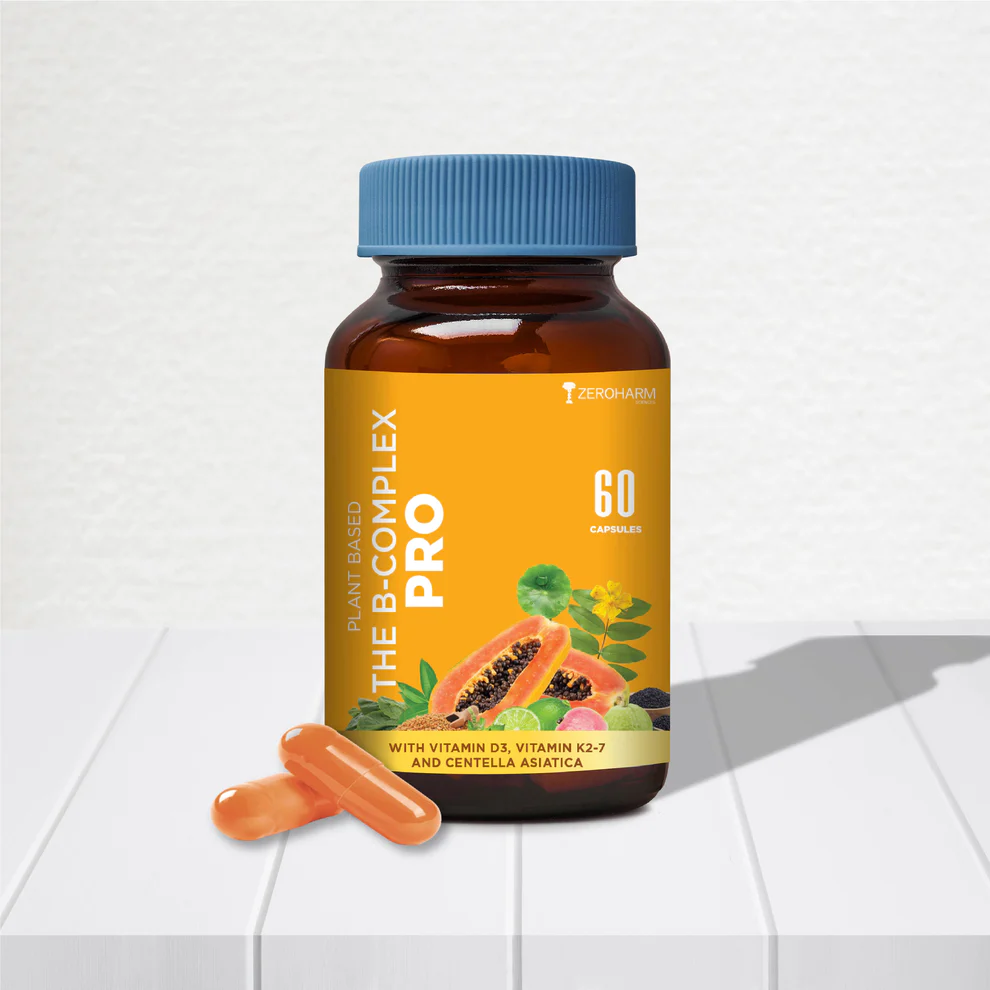 Zeroharm The B Complex Pro 60 Capsules Jar of 60 QTY