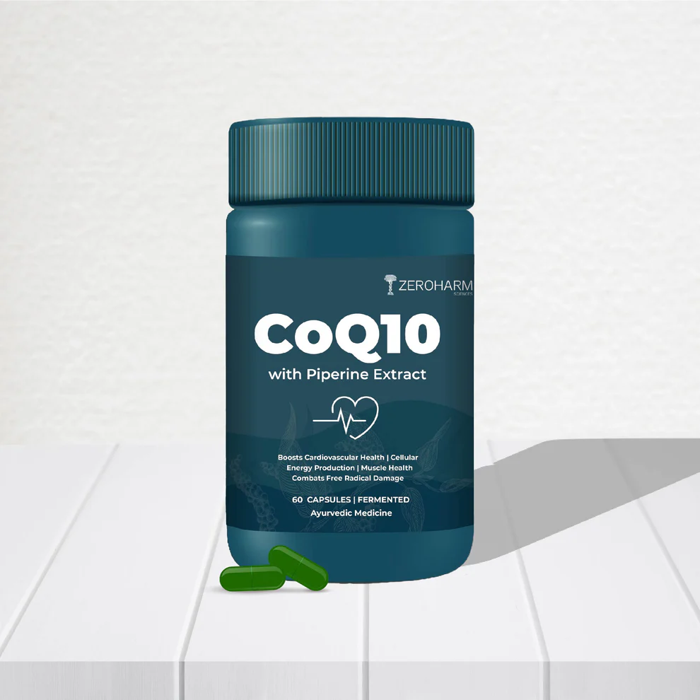 Zeroharm  CoQ10 60 Capsules Jar of 60 QTY