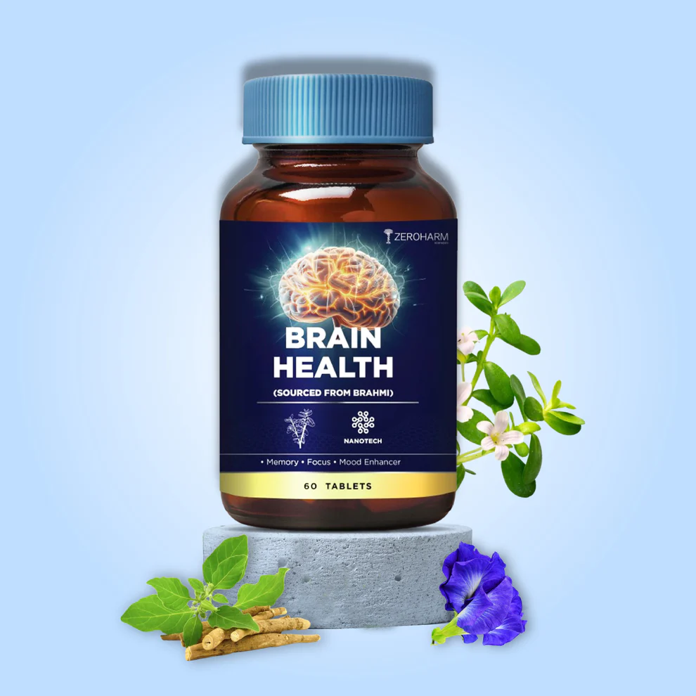 Zeroharm Brain Healtht 60 Tablet Jar of 60 QTY