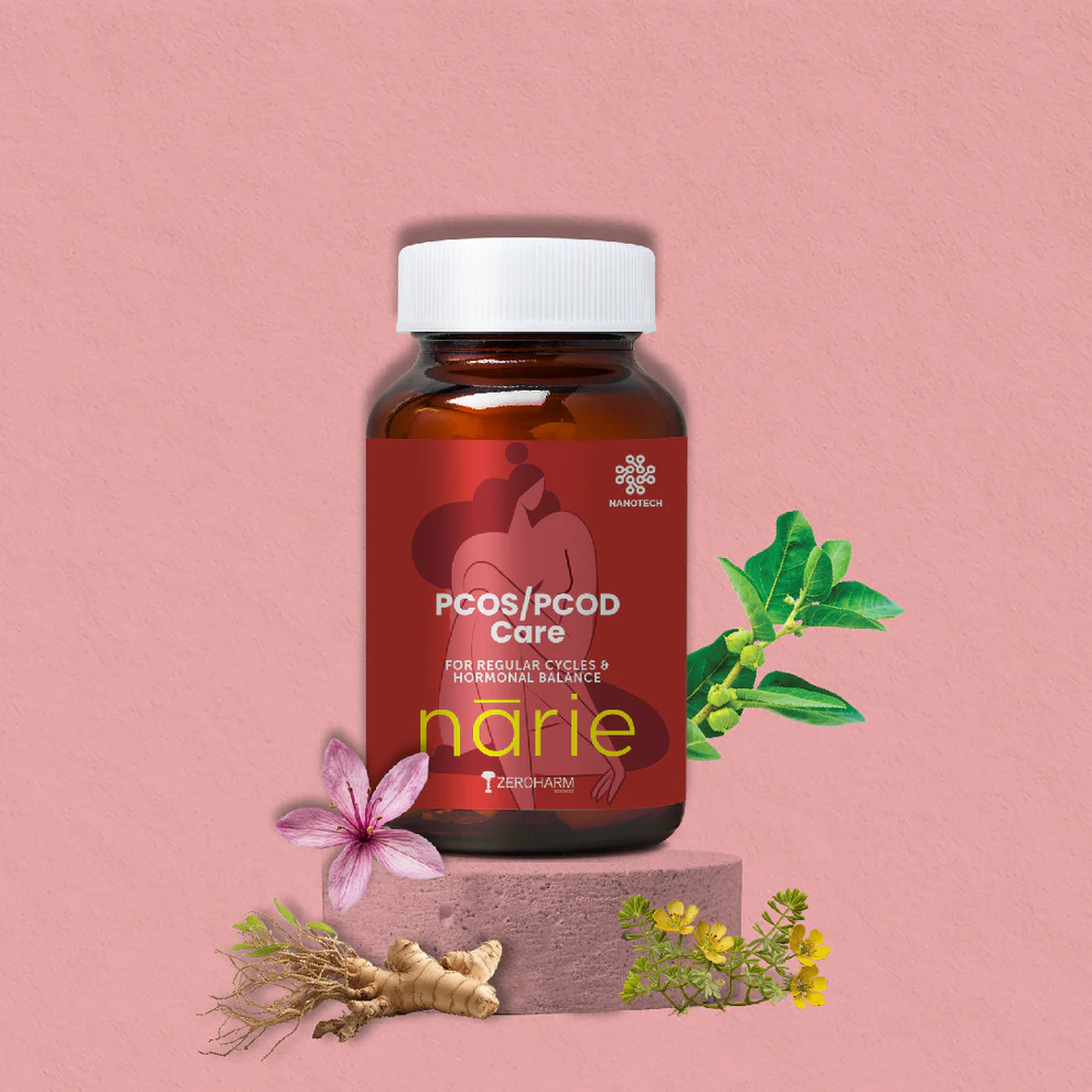 Zeroharm Narie PCOS or PCOD care 60 Tablet Jar of 60 QTY