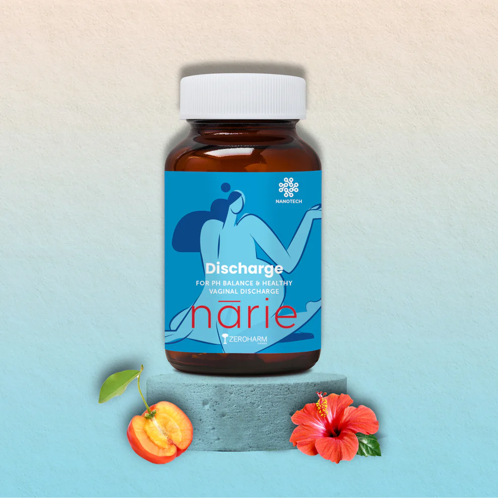 Zeroharm Narie Discharge Care 60 Tablet Jar of 60 QTY