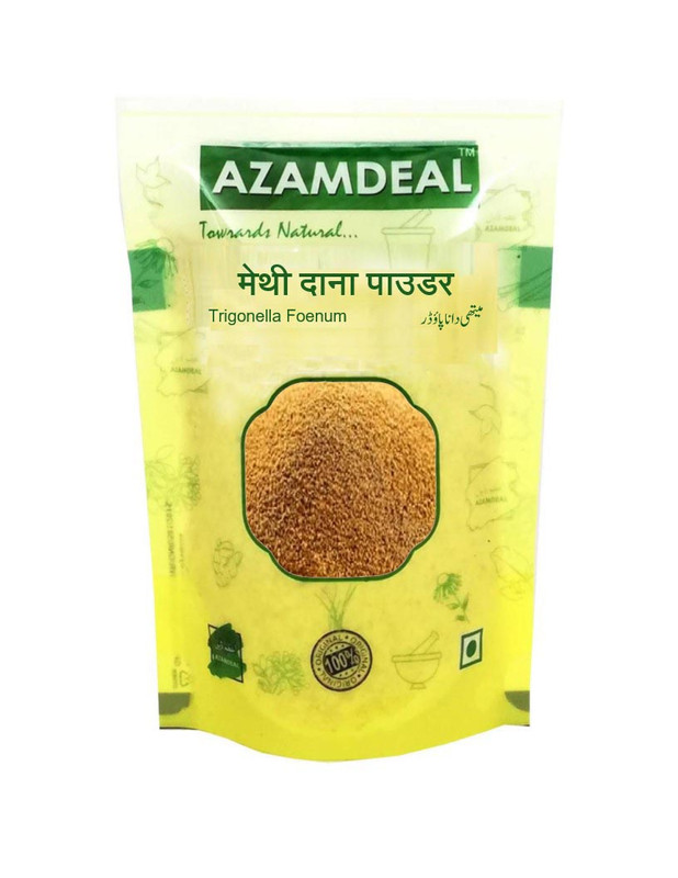 Azamdeal Methi Dana Powder Fenugreek Seeds Powder Packet of 100 GM