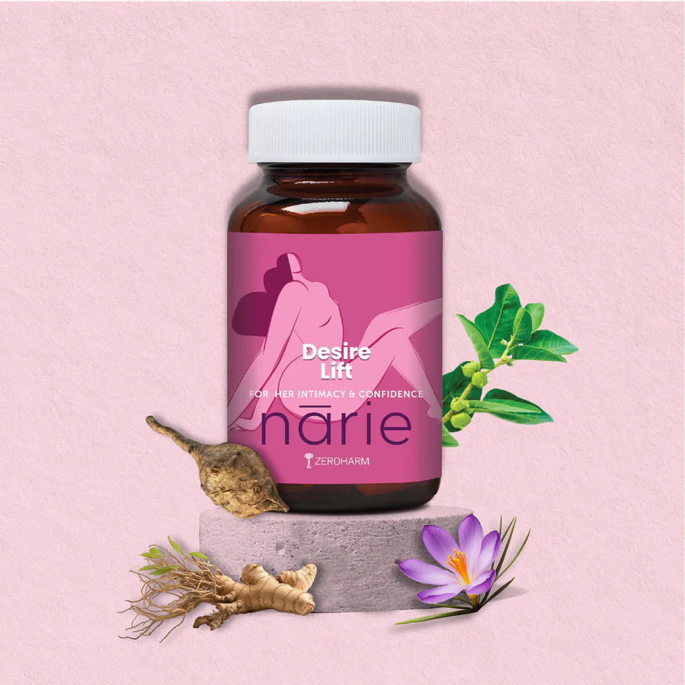 Zeroharm Narie Desire Lift 60 Capsules Jar of 60 QTY