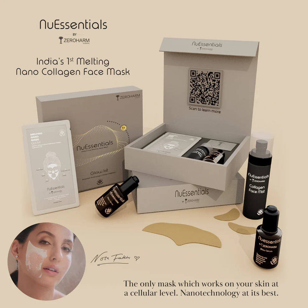 Zeroharm Nuessetials glow collagen mask kit Kits of 1 QTY