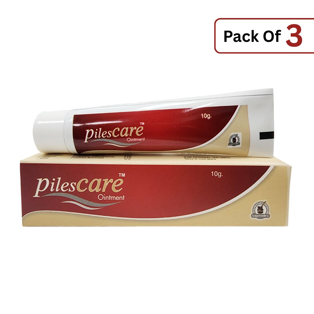 Dharmanis International Ayurvedic Pilescare Ointment Pack of 3 Strip of 10 GM
