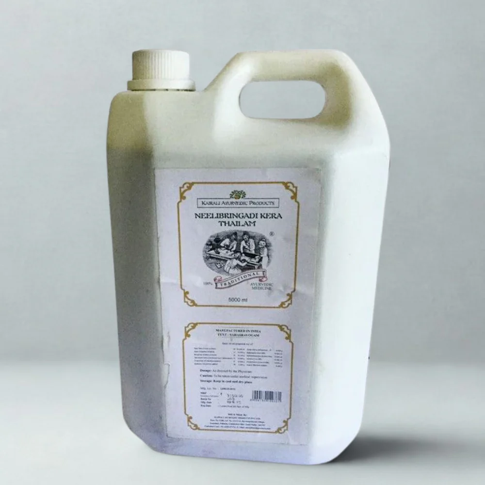 Kairali Neelibringadi Kera Thailam Bottle of 5000 ML