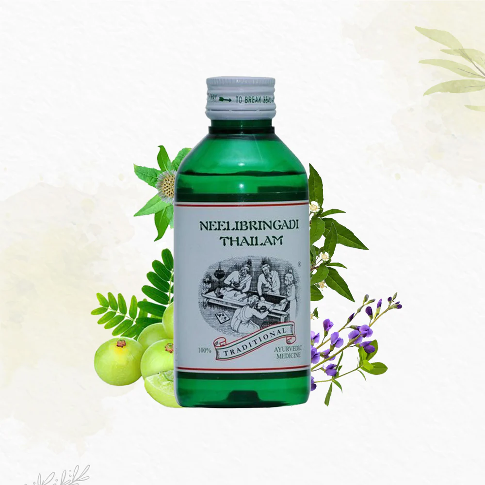 Kairali Neelbringadi Thailam Bottle of 200 ML