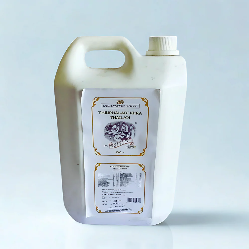 Kairali Thriphaladi Kera Thailam Bottle of 5000 ML