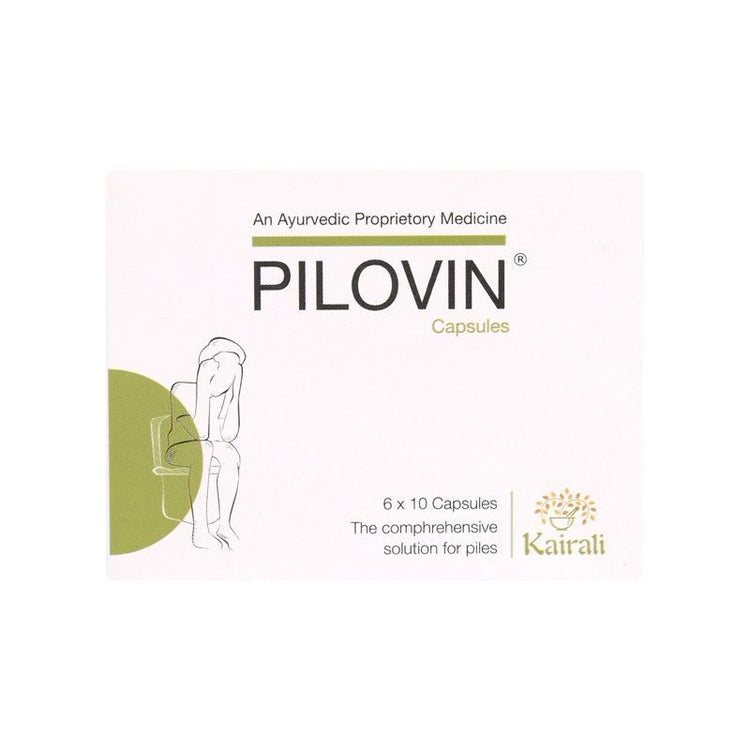 Kairali Pilovin Capsules strips of 60 QTY