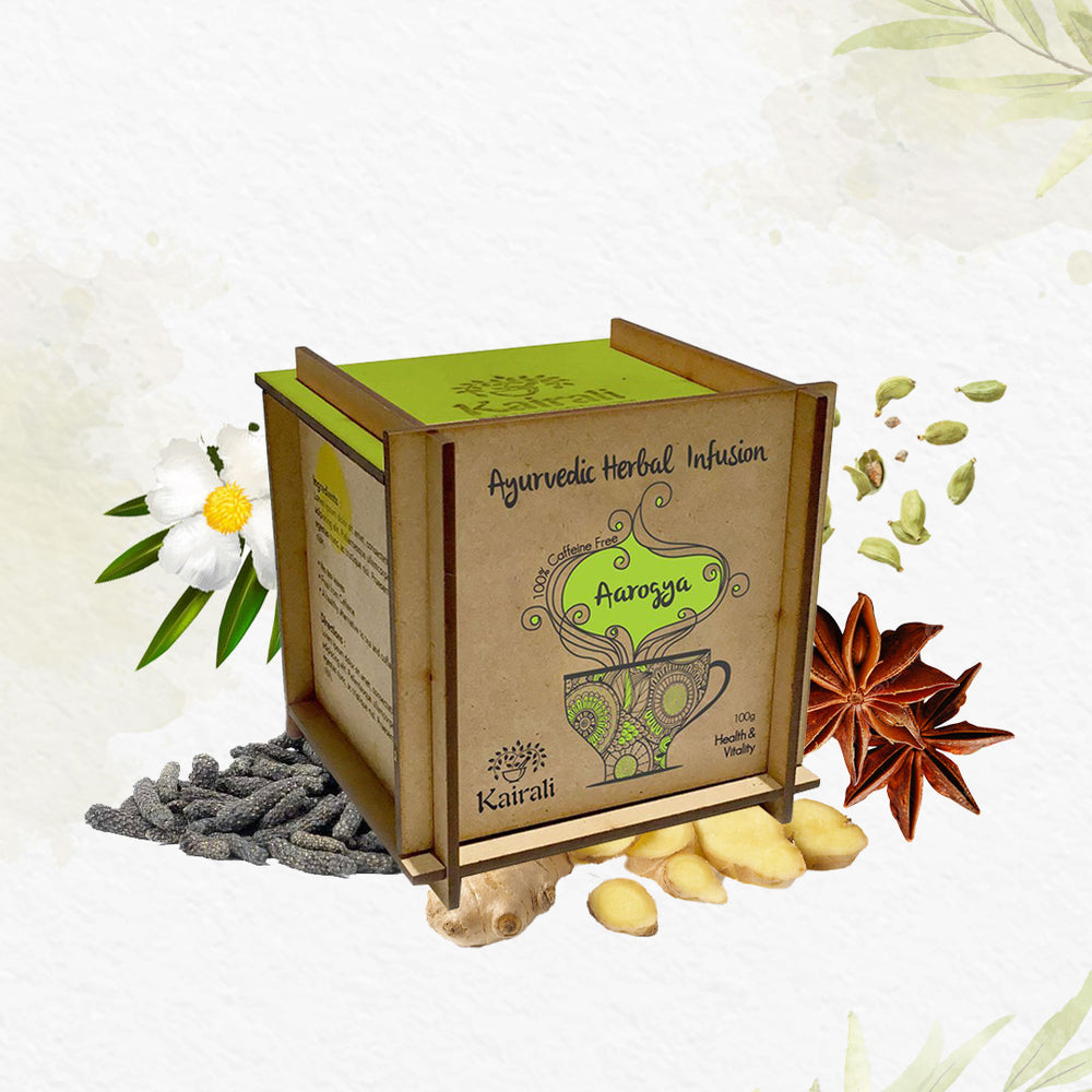 Kairali Aarogya tea jar of 100 GM