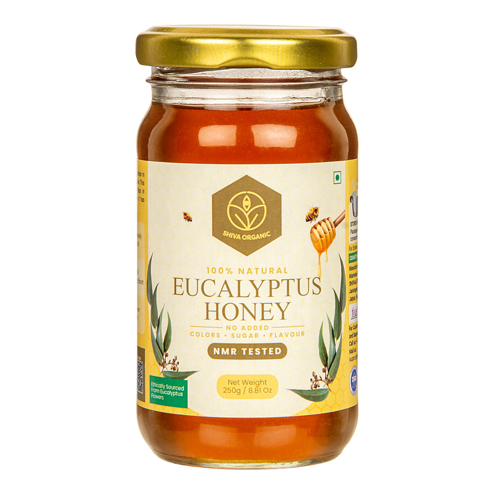 Shiva Organic Eucalyptus Honey Jar of 250 GM