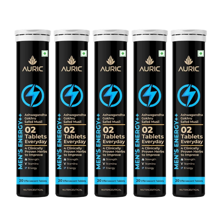 Auric Mens Energy Bottle of  100 Tablet