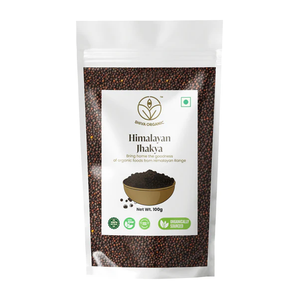 Shiva Organic Himalayan Jakhya  Wild Mustard packet of 100 GM