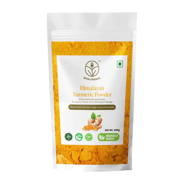 Shiva Organic Himalayan Turmeric Powder packet of 100 GM