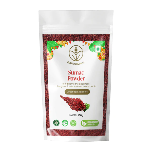 Shiva Organic Sumac Powder packet of 100 GM