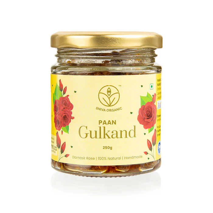 Shiva Organic Gulkand with Paan Jar of 50 GM