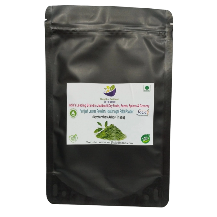 Kunjika Jadibooti Harshringar Patta Powder Pouch of 100 GM