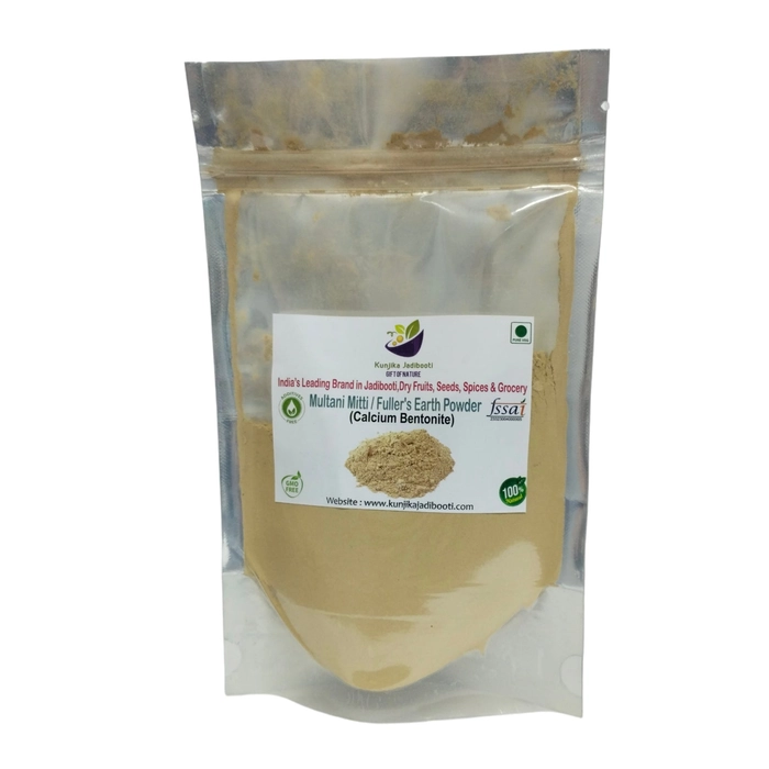 Kunjika Jadibooti Natural Multani Mitti  Powder Pouch of 100 GM