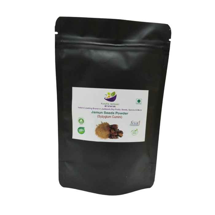 Kunjika Jadibooti Jamun Seed Powder Pouch of 100 GM