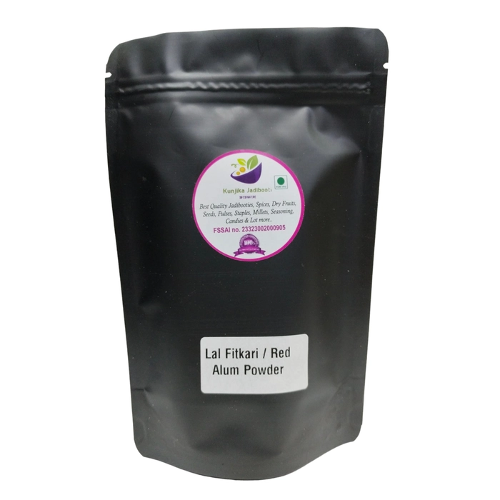Kunjika Jadibooti Fitkari Lal Powder Pouch of 100 GM