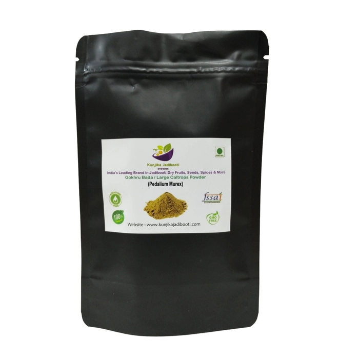Kunjika Jadibooti Gokhru Bada Powder Pouch of 100 GM