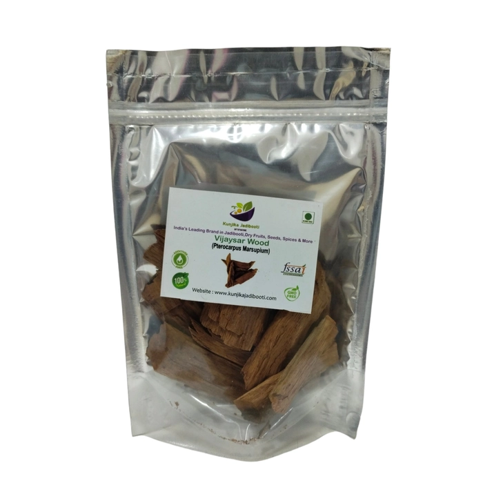Kunjika Jadibooti Vijaysar Lakdi Pouch of 100 GM
