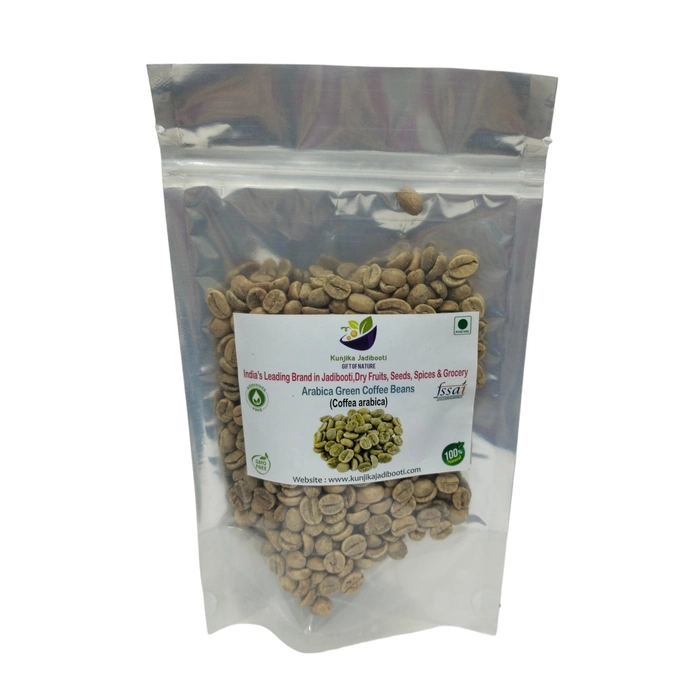 Kunjika Jadibooti Green Coffee Beans Pouch of 100 GM