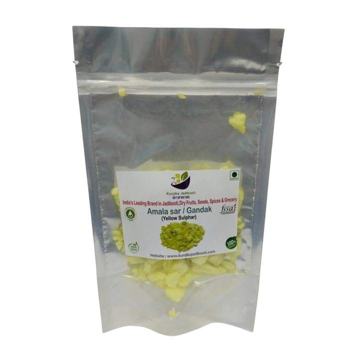 Kunjika Jadibooti Amlasar Gandhak Pouch of 100 GM
