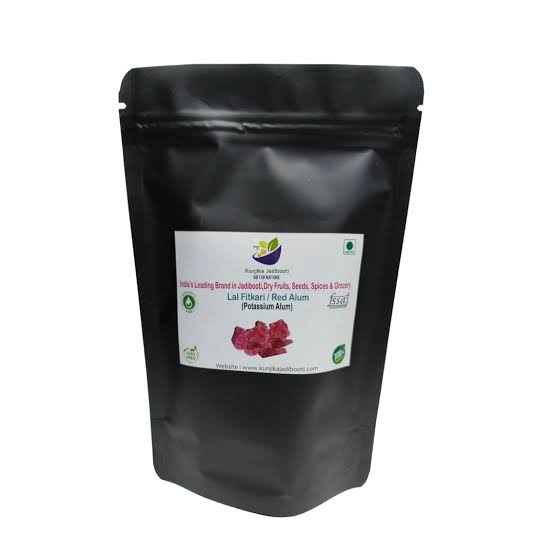 Kunjika Jadibooti Fitkari Lal Pouch of 100 GM