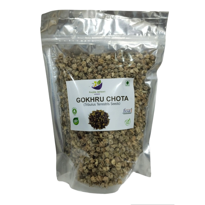 Kunjika Jadibooti Gokhru Chota Pouch of 100 GM