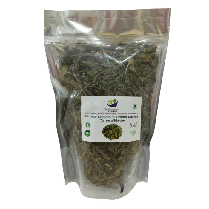 Kunjika Jadibooti Dry Gudmar Leaves Pouch of 100 GM