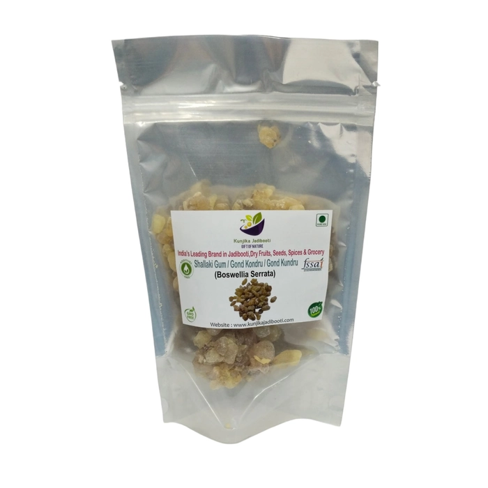 Kunjika Jadibooti Gond Kondru Shallaki Gum Pouch of 100 GM