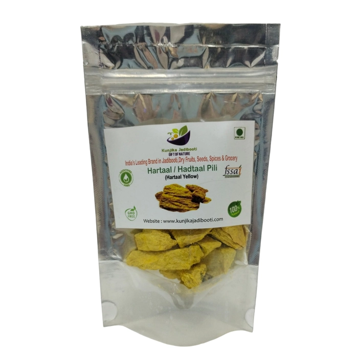 Kunjika Jadibooti Hartaal Pili Pouch of 100 GM