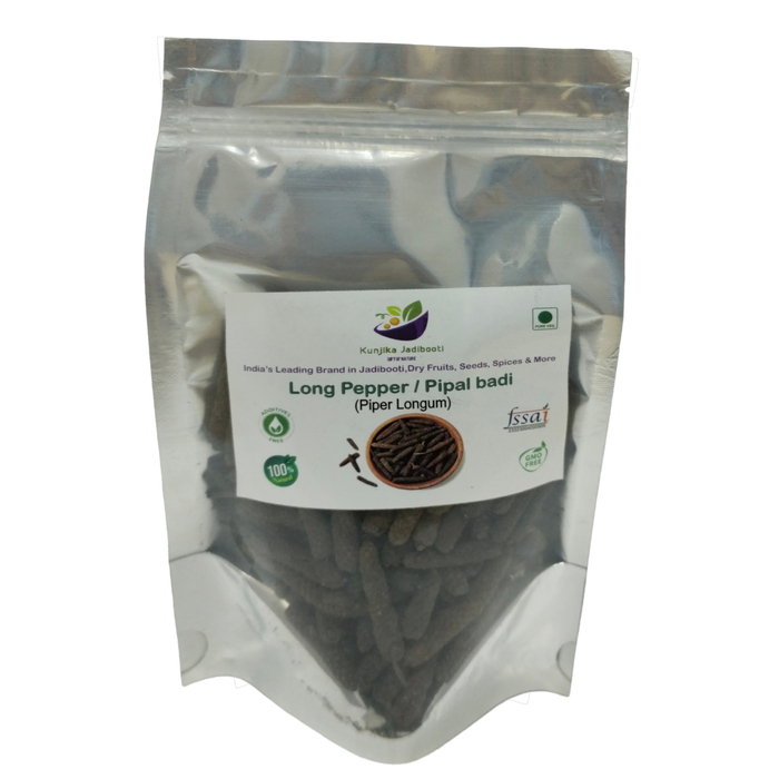 Kunjika Jadibooti Long Pepper  Pipal Badi Pouch of 100 GM