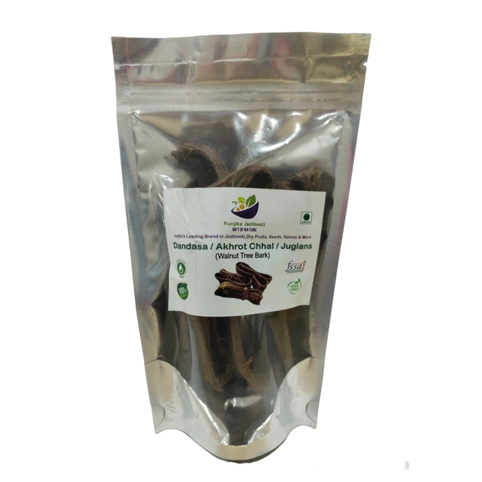 Kunjika Jadibooti Organic Akhrot Chaal Pouch of 100 GM