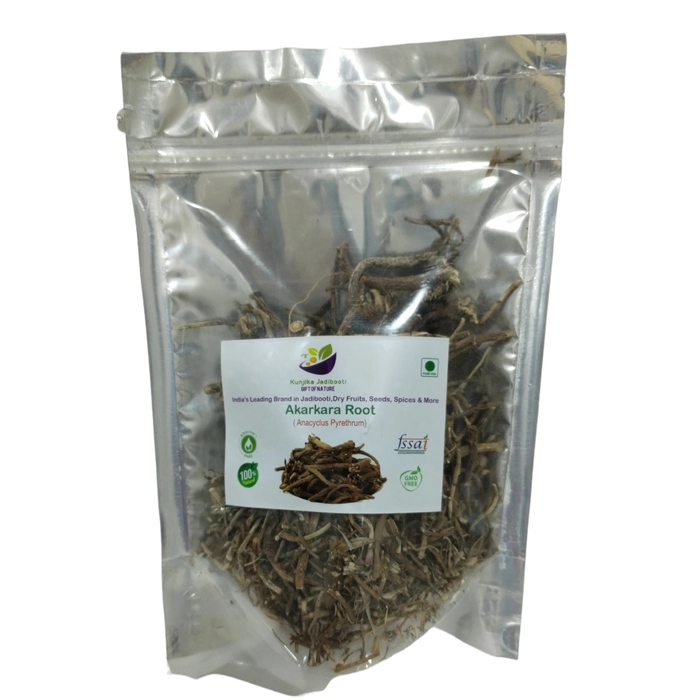 Kunjika Jadibooti Akarkara Indian Akarkara Asli Pouch of 100 GM