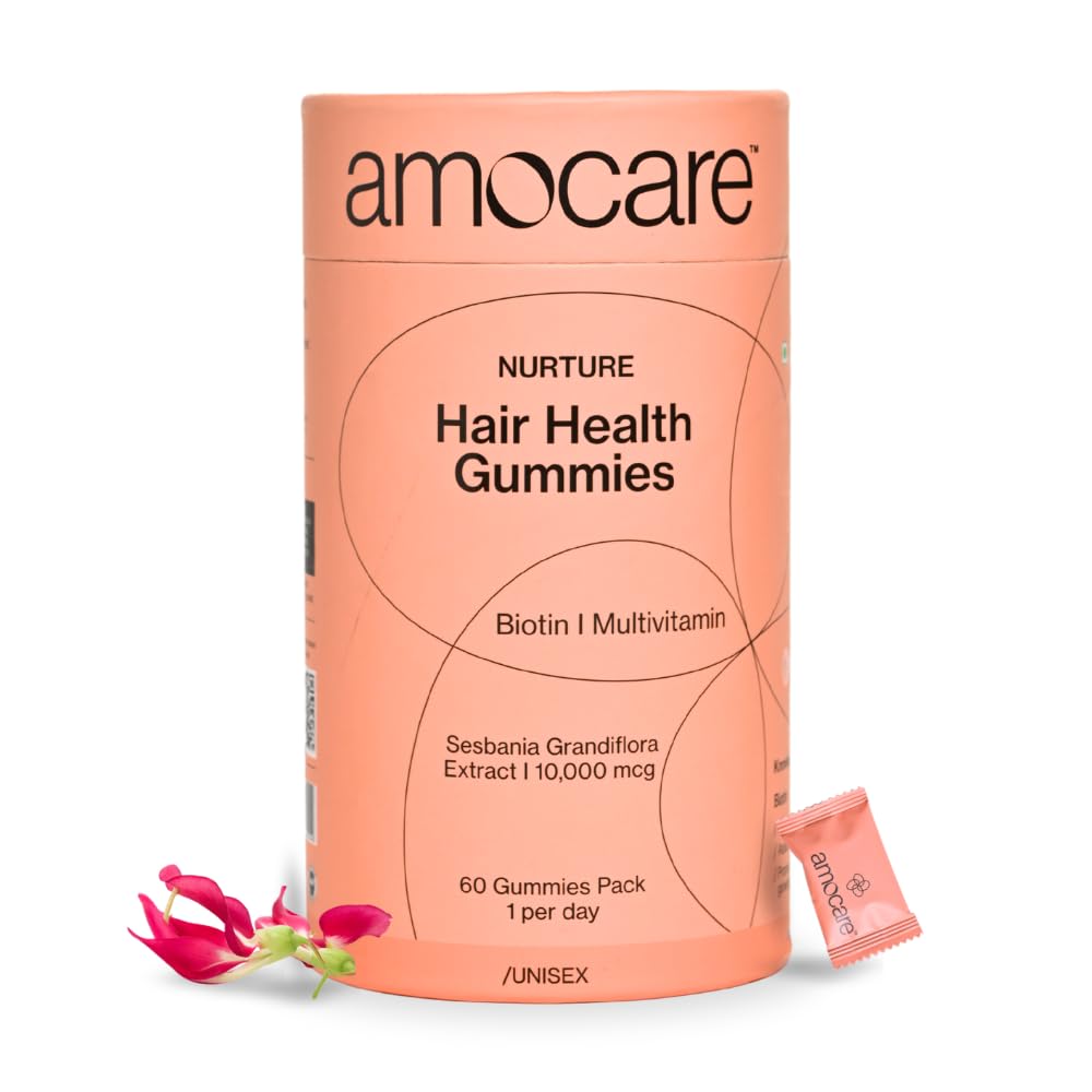 Amocare Biotin Gummies 60 Jar of 60 QTY
